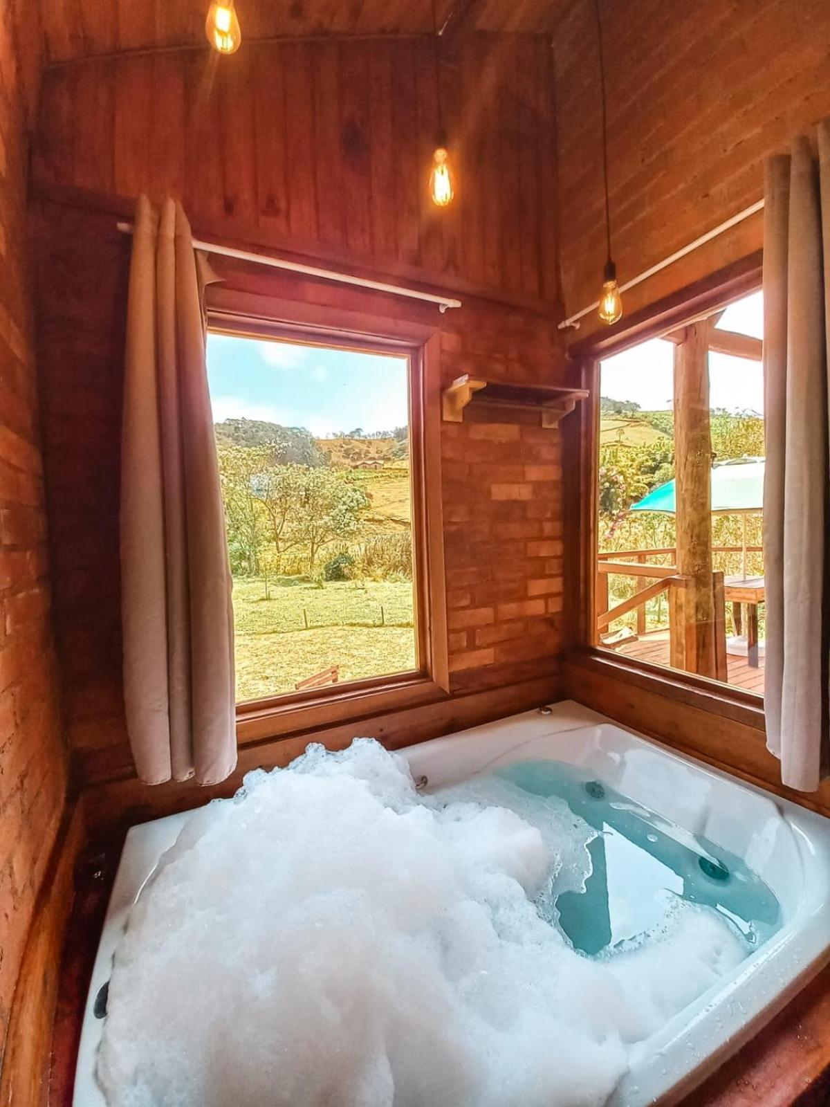 Chales Refugio No Campo Санту-Антониу-ду-Пиньял Экстерьер фото